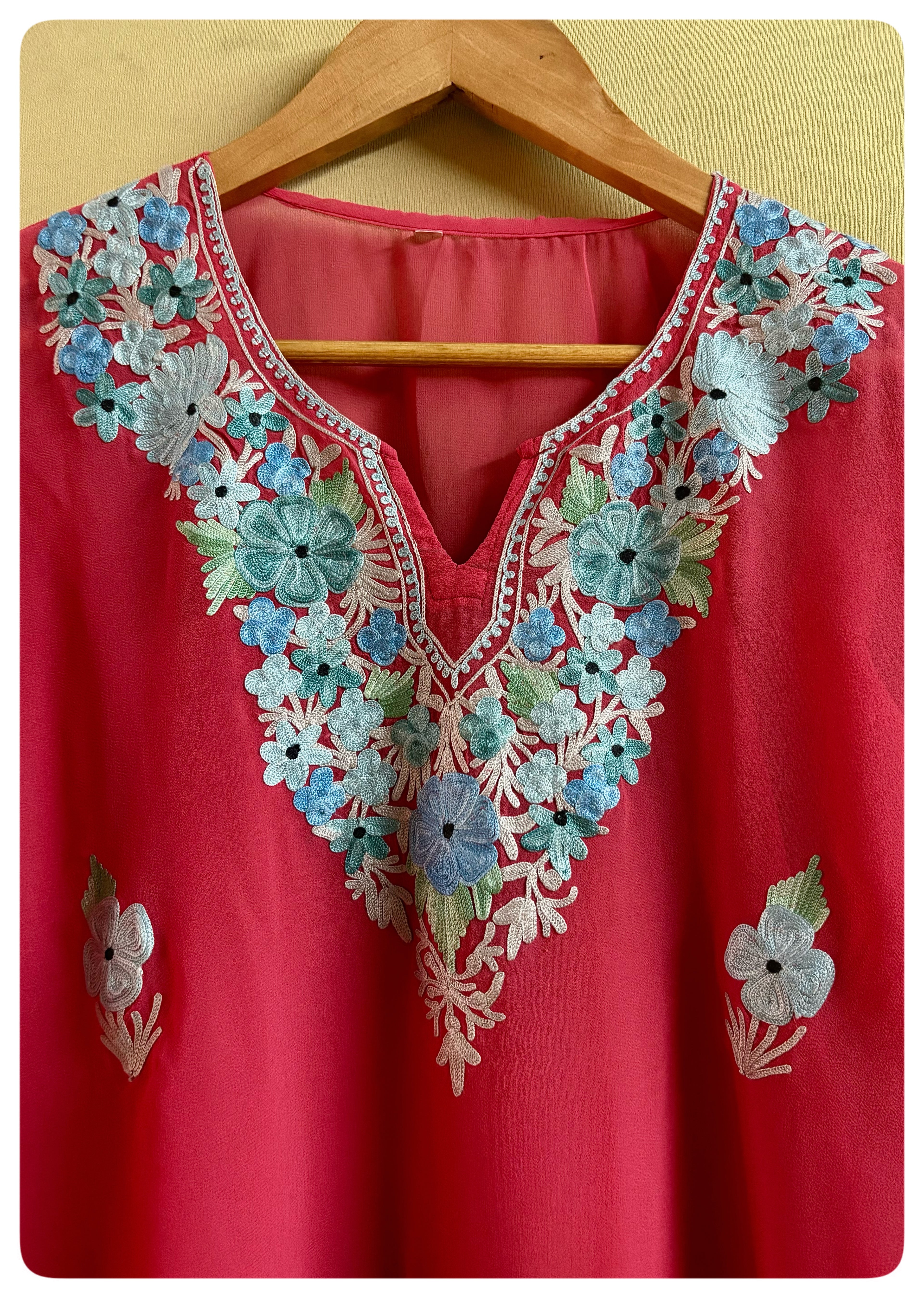 Coral Pink Kurti