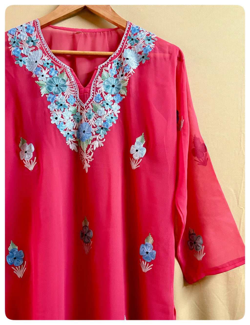Coral Pink Kurti